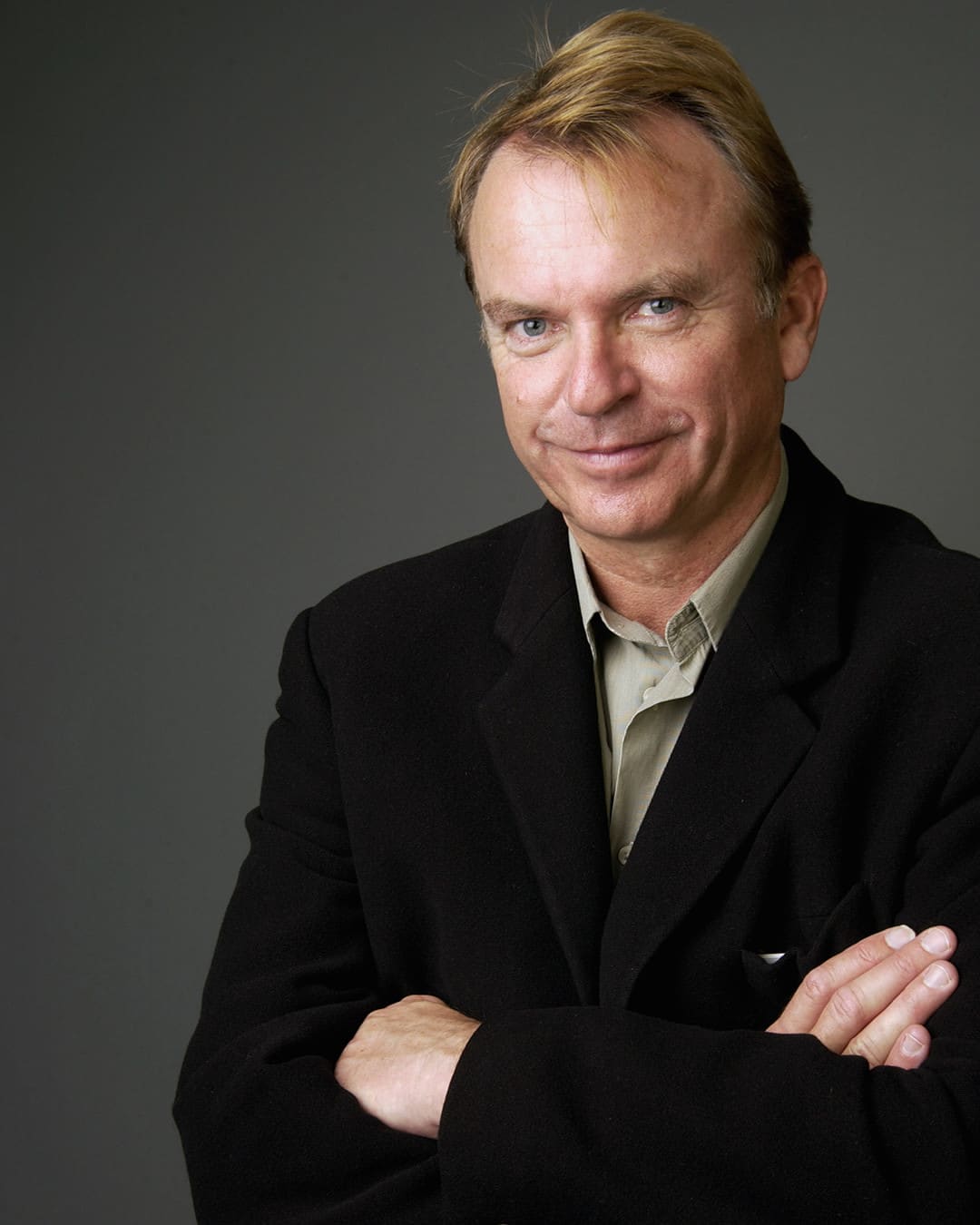 A portrait of Sam Neill