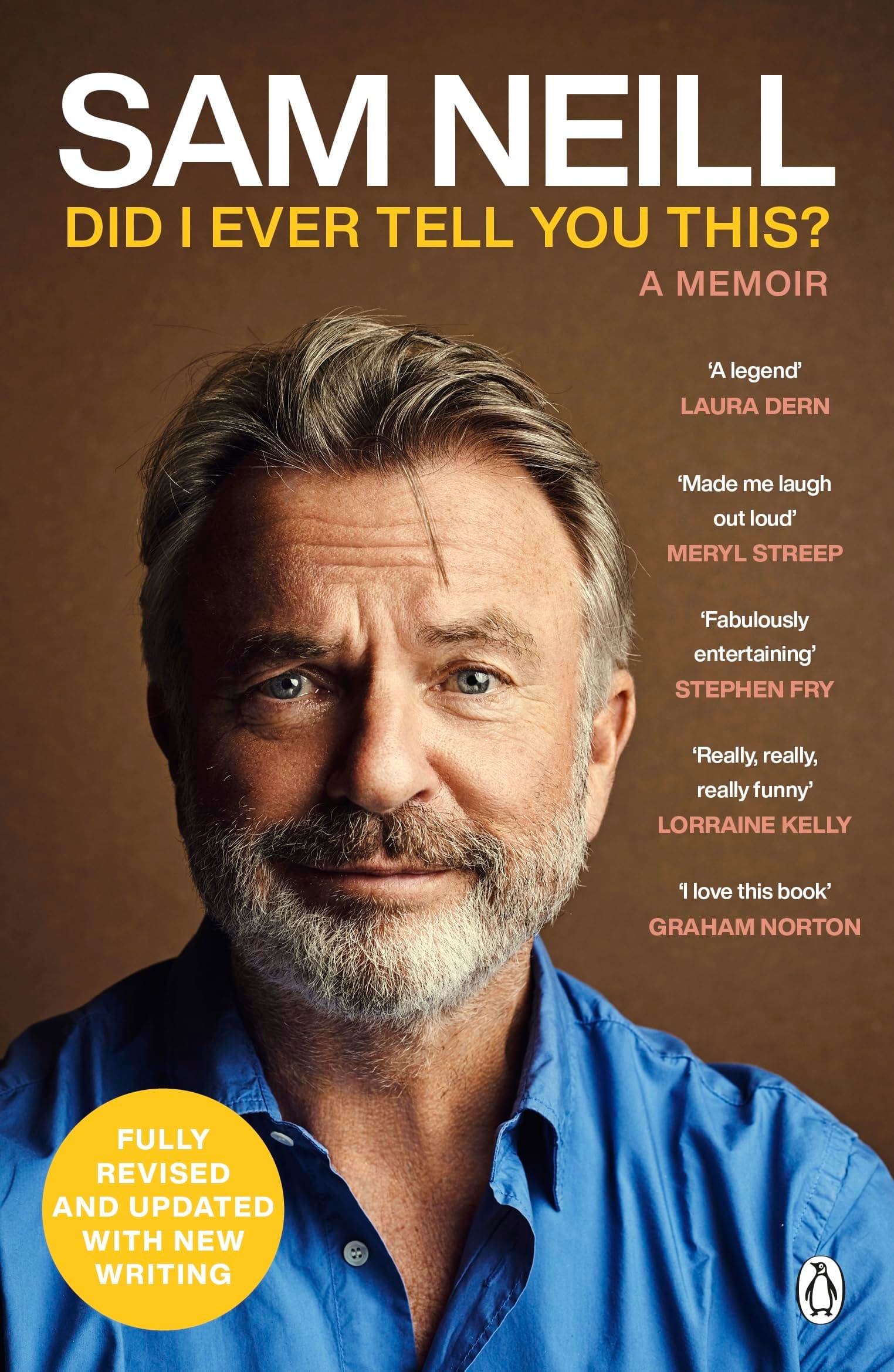 The cover of Sam Neill's memoir Did I Ever Tell You This?