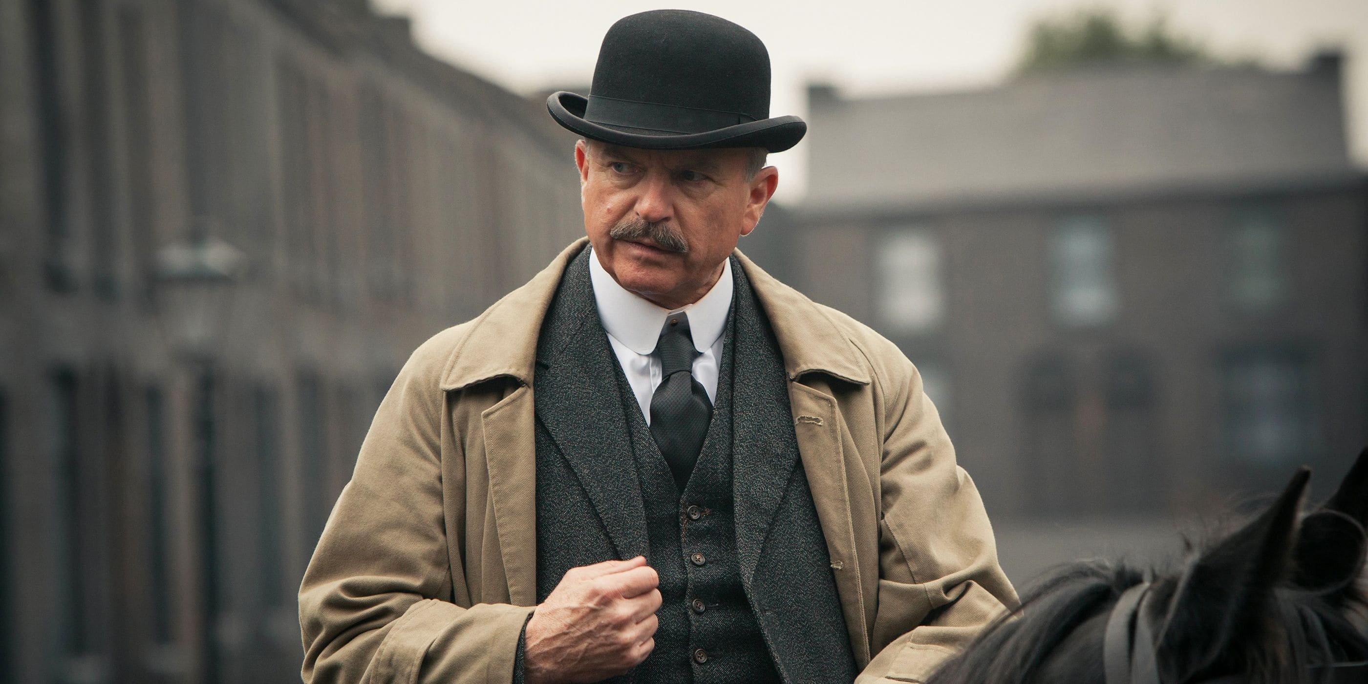 Sam Neill as Chief Inspector Chester Campbell in Peaky Blinders